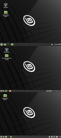 Desktops von Linux Mint 21