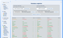 Paketstatus vergleichen